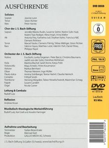 Johann Sebastian Bach (1685-1750): Bach-Kantaten-Edition der Bach-Stiftung St.Gallen - Kantate BWV 25, DVD