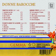 Gabriella di Laccio - Donne Barocche, CD