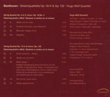 Ludwig van Beethoven (1770-1827): Streichquartette Nr.4 &amp; 15, CD