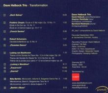 Dave Helbock Trio - Transformation, CD