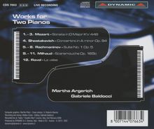 Martha Argerich &amp; Gabriele Baldocci, CD