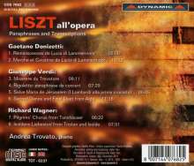 Franz Liszt (1811-1886): Transkriptionen &amp; Paraphrasen "Liszt all' opera", CD