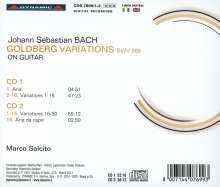Johann Sebastian Bach (1685-1750): Goldberg-Variationen BWV 988 für Gitarre, 2 CDs