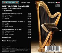 Martin-Pierre Dalvimare (1772-1839): Sonaten für Harfe op.2 Nr.2, op.9 Nr.3, op.18 Nr.3, CD