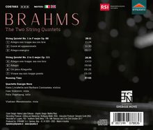 Johannes Brahms (1833-1897): Streichquintette Nr.1 &amp; 2, CD