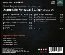 Niccolo Paganini (1782-1840): Gitarrenquartette Nr.1,2,9, CD