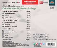 Saverio Mercadante (1795-1870): Flötenquartette Nr.1 &amp; 2 (G-Dur &amp; F-Dur), CD