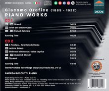 Giacomo Orefice (1865-1922): Klavierwerke, 2 CDs