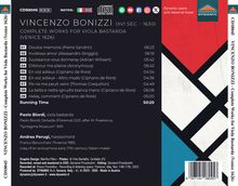 Vincenzo Bonizzi: Sämtliche Werke für Viola Bastarda (Venedig 1626), CD