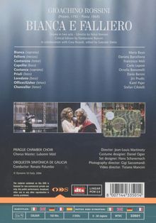 Gioacchino Rossini (1792-1868): Bianca E Falliero, 2 DVDs