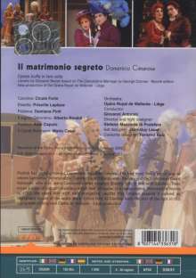 Domenico Cimarosa (1749-1801): Il Matrimonio Segreto, DVD