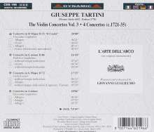 Giuseppe Tartini (1692-1770): Violinkonzerte Vol.3, CD