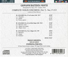 Giovanni Battista Viotti (1755-1824): Violinkonzerte Nr.9,15,17, CD