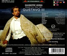 Giuseppe Verdi (1813-1901): Gustavo III (unzensierte Fassung von "Un Ballo in Maschera"), 2 CDs