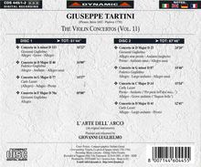 Giuseppe Tartini (1692-1770): Violinkonzerte Vol.11, 2 CDs