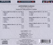 Antonio Lolli (1725-1802): Sonaten für Violine, CD