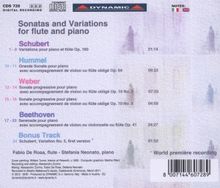 Fabio De Rosa &amp; Stefania Neonato - Sonatas and Variations for flute and piano, CD