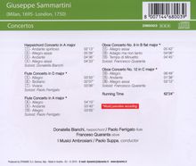 Giuseppe Sammartini (1695-1750): Concerti, CD