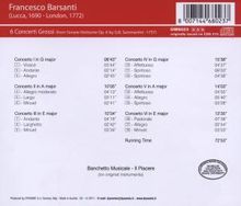 Francesco Barsanti (1690-1772): Concerti grossi Nr.1-6, CD