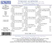 Tomaso Albinoni (1671-1751): Concerti op.7 Nr.7-12, CD
