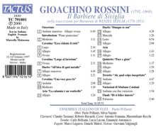 Gioacchino Rossini (1792-1868): Harmoniemusik zu "Der Barbier von Sevilla", CD