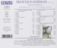 Francesco Geminiani (1687-1762): Concerti grossi op.3 Nr.1,3,4,9,10, CD