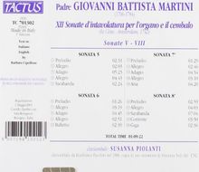 Giovanni Battista Martini (1706-1784): Cembalosonaten Nr.5-8, CD