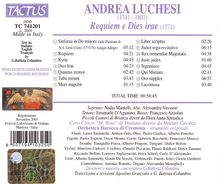 Andrea Lucchesi (1741-1801): Requiem, CD