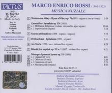 Marco Enrico Bossi (1861-1925): Missa pro Sponso et Sponsa op.110, CD