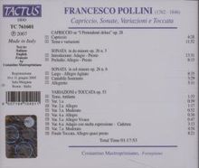 Francesco Pollini (1762-1846): Klaviersonaten op.26 Nr.3 &amp; 6, CD