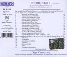Pietro Vinci (1515-1584): Secondo Libro di Ricercari a tre voci, CD