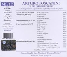 Arturo Toscanini (1867-1957): Lyrics für Stimme &amp; Klavier, CD