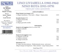 Nino Rota (1911-1979): Musik für Viola &amp; Klavier, CD