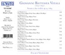 Giovanni Battista Vitali (1632-1692): Sonaten für 2 Violinen op.9 Nr.1-12, CD