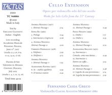Cello Extension - Opere per violincello solo del XXI secolo, CD