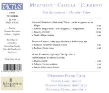 Hesperos Piano Trio - Martucci / Casella / Clementi, CD