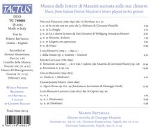 Marco Battaglia - Musica dalle lettere di Mazzini suonata sulle sue chitarre, CD