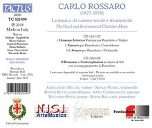 Carlo Rossaro (1827-1878): Kammermusik, 2 CDs