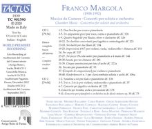 Franco Margola (1908-1992): Kammermusik &amp; Instrumentalkonzerte, 2 CDs