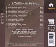 Claudio Monteverdi (1567-1643): Arien "A Voce sola,con sinfonie", CD