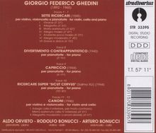 Giorgio Federico Ghedini (1892-1965): Klavierwerke, CD