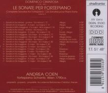 Domenico Cimarosa (1749-1801): Sämtliche Klaviersonaten Vol.3, CD