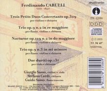 Ferdinando Carulli (1770-1841): Trios op.9 Nr.2 &amp; 3 für Flöte,Violine &amp; Gitarre, CD