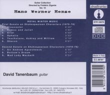 Hans Werner Henze (1926-2012): Royal Winter Music für Gitarre, CD