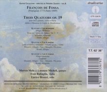 Francois de Fossa (1775-1849): Quartette Nr.1-3 für 2 Gitarren, Violine &amp; Cello, CD