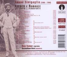 Leone Sinigaglia (1868-1944): Lieder &amp; Romanzen, CD