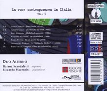 La voce contemporanea in Italia Vol.3, CD