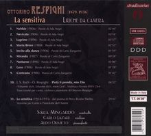 Ottorino Respighi (1879-1936): La Sensitiva, CD