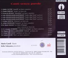 Mario Caroli - Canti senza parole, CD