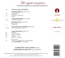 Lorenzo Regazzo - La regata veneziana, CD